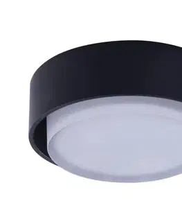 Svietidlá Azzardo  - LED Kúpeľňové podhľadové svietidlo KASTORIA 7W/230V IP44 čierna 