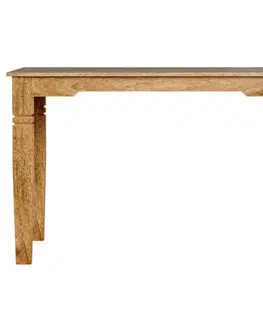 Jedálenské stoly Jedálenský stôl Guru 120x90 z mangového dreva
