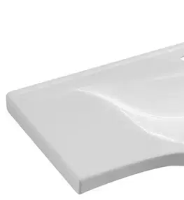 Umývadlá AQUALINE - ZARA 100 keramické umývadlo na nábytok 99,5x46,5cm, biela 10100