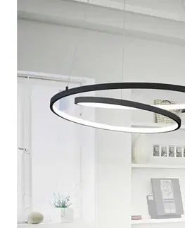 Svietidlá Ideal Lux - LED Luster na lanku OZ LED/52W/230V pr. 80 cm CRI 90 čierna 269450