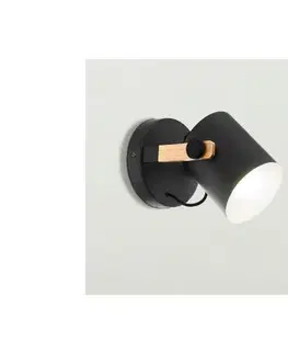 Svietidlá Eglo 43518 - Nástenné svietidlo HORNWOOD 1xE27/28W/230V 43518