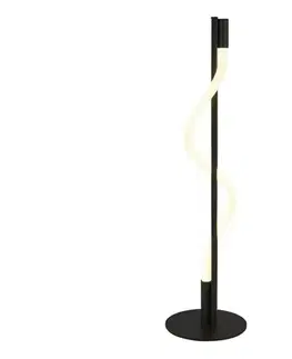 Lampy Searchlight EU57212BK - LED Stolná lampa MARILYN LED/8W/230V čierna EU57212BK