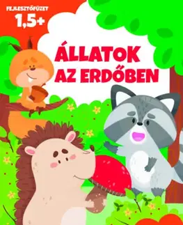 Nalepovačky, vystrihovačky, skladačky Állatok az erdőben