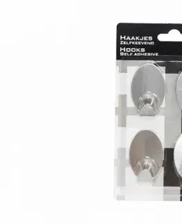 Vešiaky MAKRO - Sada háčik samolepiaci malý 4ks