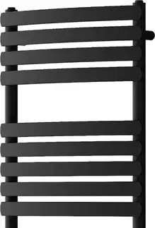 Radiátory do kúpeľne MEXEN - Bachus vykurovací rebrík/radiátor 1200 x 500 mm, 619 W, čierna W109-1200-500-00-70