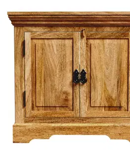 Kúpeľňový nábytok Skrinka pod umývadlo Guru 70x65x35 z mangového dreva
