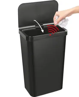 Odpadkové koše Lamart LT8110 Bezdotykový kôš Sensor 50 l, čierna
