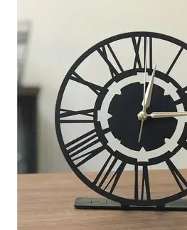 Predlžovacie káble  Stolné hodiny 20 cm 1xAA čierna 522PIR1114