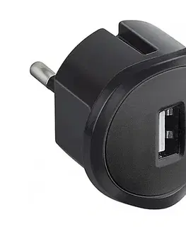Predlžovacie káble Legrand 50681 - Adaptér USB do zásuvky 230V/1,5A čierny 50681