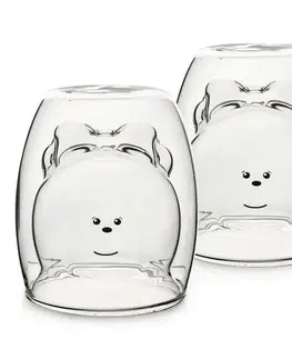 Hrnčeky a šálky 4Home Termo pohár Hot&Cool Lady Bear 250 ml, 2 ks
