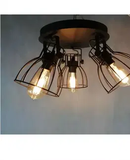 Moderné lampy do obývačky Luster Alano black 2123 PL3