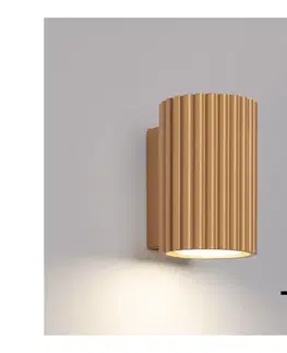 Svietidlá BRILAGI - LED nástenné svietidlo CRESTO 1xGU10/10W/230V 10 cm zlatá BR.1650