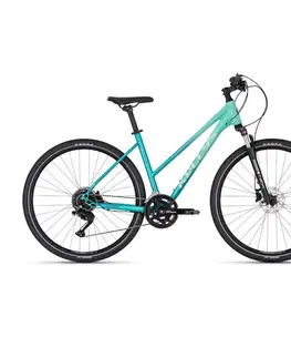 Bicykle Dámsky crossový bicykel KELLYS PHEEBE 50 28" 10.0 Aqua - S (17", 155-170 cm)