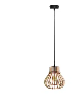 Svietidlá  Luster na lanku BARREL 1xE27/24W/230V pr. 20 cm 5907623612717