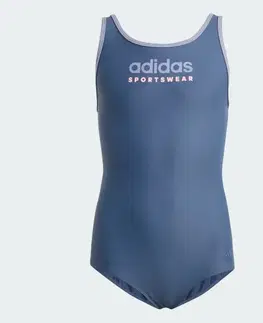 Plavecké plavky Adidas Sportswear U-Back K Veľkosť: 116