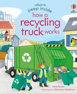 Leporelá, krabičky, puzzle knihy How a Recycling Truck Works - Bryan Lara,Giovanna Medeiros