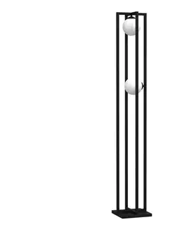 Lampy  Stojacia lampa DIEGO 2xE14/40W/230V čierna MLP8572