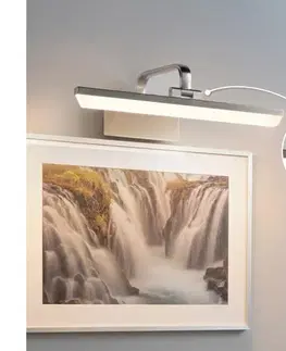 Svietidlá Paulmann 95572 - LED/9,5W Obrazové svietidlo RENAN 230V 40 cm matný chróm 95572