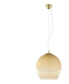 Svietidlá  Luster na lanku BOULETTE 1xE27/60W/230V zlatá 3342