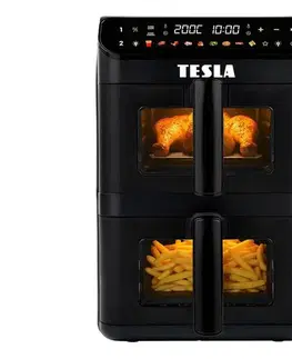 Predlžovacie káble TESLA Electronics AirCook - Multifunkčná digitálna teplovzdušná fritéza 11 l 2800W/230V čierna AIRCKDZQ670XXLBLK