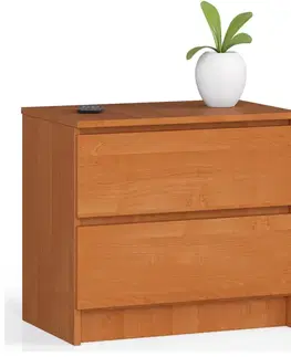 Nočné stolíky Dizajnový nočný stolík KARIN60, jelša
