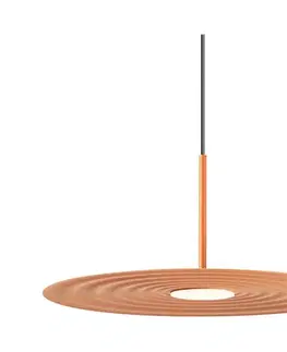 Svietidlá Redo 01-3045 - LED luster na lankách LAKE LED/13W/230V CRI 90 priemer 50 cm oranžová 01-3045