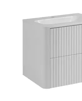 Umývadlá Elvisia Umývadlo LINEA | biely lesk 60 cm