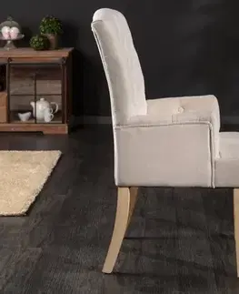 Stoličky Chesterfield jedálenská stolička 2 ks FRIXON Dekorhome