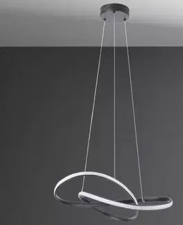 Moderné lampy do obývačky Luster ORBIT BLACK AH-ORLED28BL LED LW1