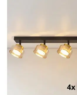 Svietidlá BRILAGI - LED Bodové svietidlo AURA LUX 4xGX53/30W/230V čierna/zlatá WO-OEM-CF-09-GLD