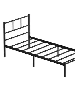 Postele Rám jednolôžkovej postele Cemre - Black 90x200