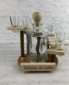 Poháre Kinekus Pohár 25ml štamprlík 6ks v schodoch