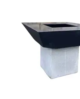 Záhradné grily Grilovacie ohnisko Betonium Rozmer podstavca 400 × 400 × 400 mm