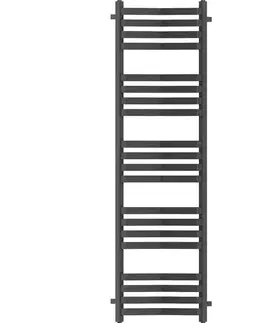 Radiátory do kúpeľne MEXEN - Loop vykurovací rebrík/radiátor 1600 x 375 mm, 837 W, antracit W129-1600-350-00-66