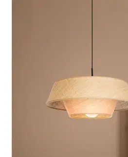 Svietidlá Eglo 44096 - Luster na lanku MARFORD 1xE27/60W/230V lýko 44096
