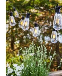 LED osvetlenie Markslöjd 107293 - LED vonkajší dekoratívny reťazec GIRLANDA GARDEN 10xLED 5,5m  107293