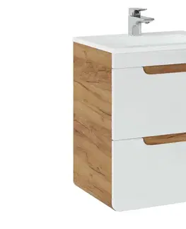 Skrinky s umývadlom ArtCom Kúpeľňová skrinka s umývadlom ARUBA White U50/1 | 50 cm