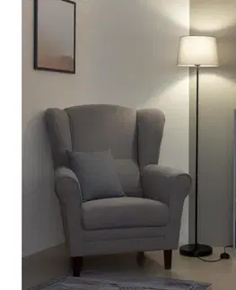 Lampy BRILAGI - LED stojacia lampa CERIA 1xE27/40W/230V priemer 30 cm šedá/čierna SA2187+EG781036
