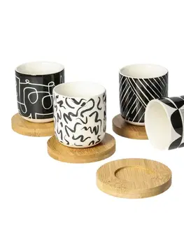 Hrnčeky a šálky Súprava šálok Contraria 100ml bamboo