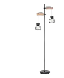 Lampy Globo 15326-2SN - Stojacia lampa MINA 2xE27/40W/230V 15326-2SN