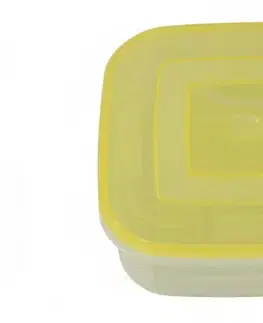 Dózy na potraviny MAKRO - Dóza Bella 2,5L, plytká 23x23x8cm, rôzne farby