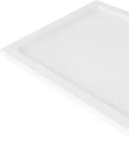 Vane MEXEN/S - Flat sprchová vanička obdĺžniková slim 120 x 80, biela + čierny sifón 40108012B