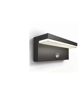 Svietidlá Philips - LED Vonkajšie nástenné svietidlo so senzorom BUSTAN LED/3,8W/230V IP44 872016925739900