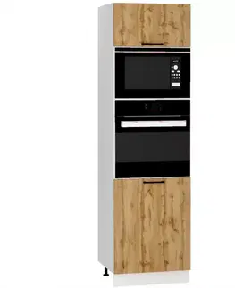 Kuchynské skrinky stojace Kuchynská skrinka Bono D60pk Mv 2133 Pl dub wotan