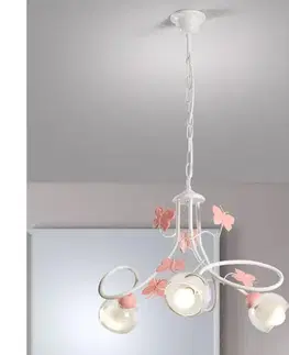 Svietidlá ONLI - Detský luster BUTTERFLY 3xE14/6W/230V 4924/3