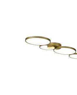 Svietidlá Searchlight 25772-4GO - LED stmievateľné stropné svietidlo CIRQUE LED/37W/230V 3000K 33x97 cm 25772-4GO