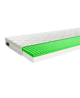 Matrace KONDELA Bravo obojstranný penový matrac 80x200 cm biela