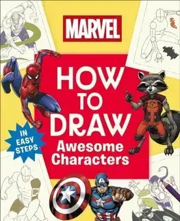 Pre deti a mládež - ostatné Marvel How to Draw Awesome Characters