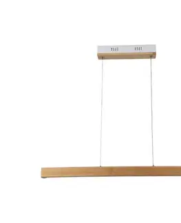 Svietidlá  LED Luster na lanku LED/12W/230V 4000K hnedá 23100