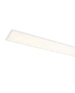 LED-Panely Zapustené LED panely biele obdĺžnikové vrátane LED 3000K - 6500K s prepínačom Dip - Seagal